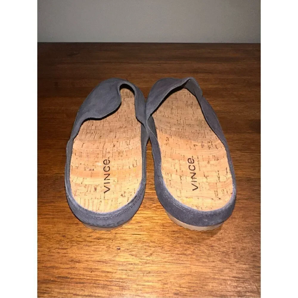 Vince Mens Alonzo Suede Backless Loafer